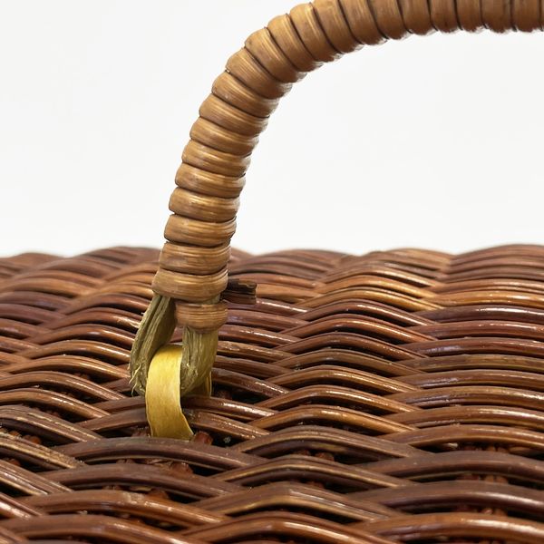 GIVENCHY Basket Bag Vanity Basket Picnic Vintage Handbag Straw/Leather Women's [Used B] 20230720