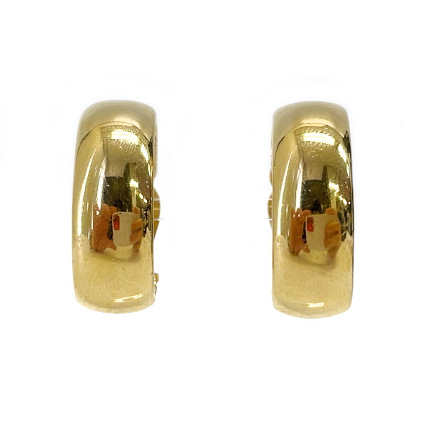 CELINE Vintage Plain Simple GP Women's Earrings Gold [Used B/Standard] 20419969