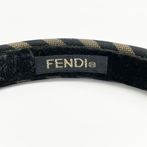 FENDI Pecan Headband Hair Accessory Vintage Other Fashion Goods Canvas Ladies [Used B] 20230803