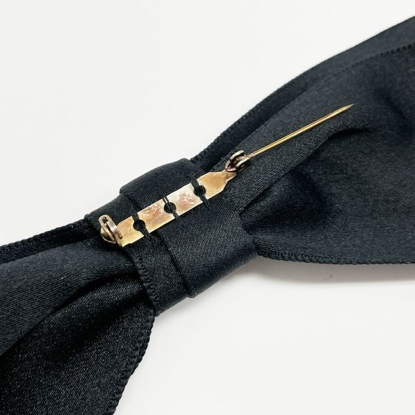 CHANEL Ribbon Vintage Brooch Satin Ladies [Used B] 20230803