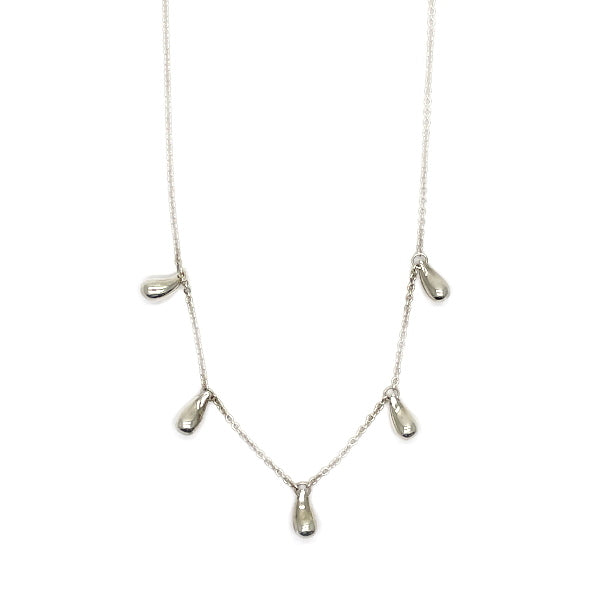 TIFFANY&amp;Co. Teardrop 5-link necklace 925 silver women's [Used B] 20230731