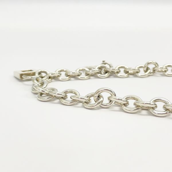 TIFFANY&amp;Co. [Rare] Vintage Piece &amp; Padlock Necklace Silver 925 Unisex [Used B] 20230725