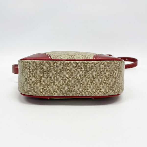 CELINE Macadam Square Mini Crossbody Vintage Shoulder Bag PVC/Leather Women's [Used AB] 20230712
