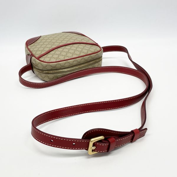 CELINE Macadam Square Mini Crossbody Vintage Shoulder Bag PVC/Leather Women's [Used AB] 20230712