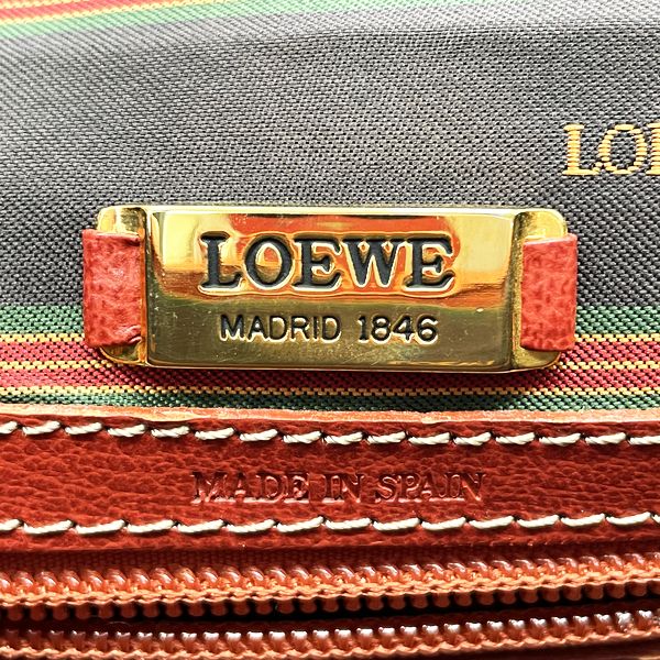 LOEWE(ロエベ) ベラスケス ツイスト バニティ ヴィンテージ ハンドバッグ レザー レディース【中古AB】20230725