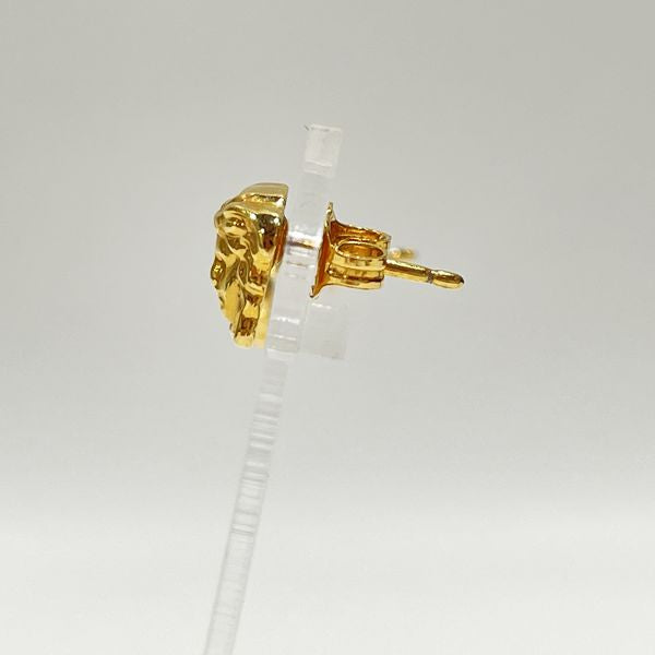 VERSACE Medusa Logo Stud Mini GP Unisex Earrings DG25591-DMT1-D00H Gold [Used A/Good Condition] 20420218