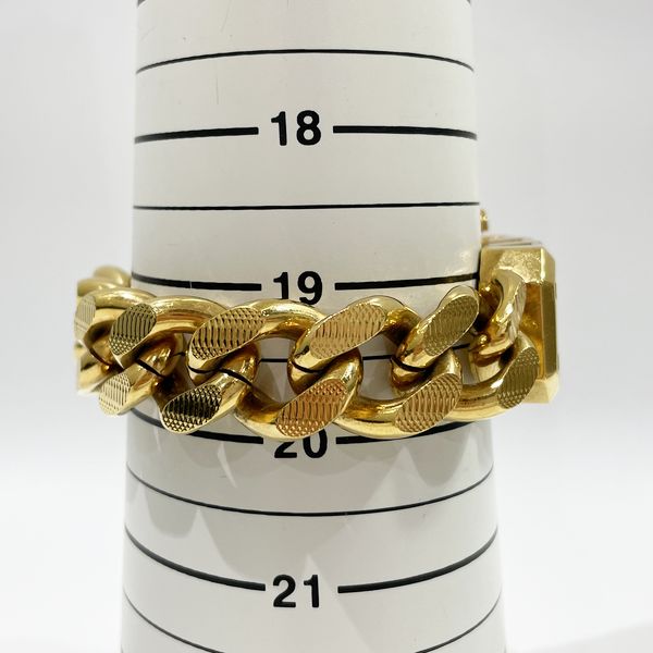 VERSACE Versace Logo Medusa Kihei Chain GP Men's Bracelet Gold [Used AB/Slightly Used] 20420219