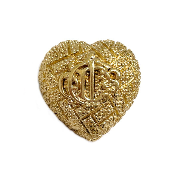 Christian Dior Heart Emblem Pin Brooch Logo Vintage Brooch GP Women's [Used B] 20230809