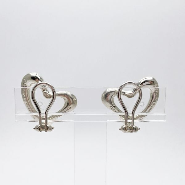 TIFFANY&amp;Co. Tiffany Elsa Peretti Open Heart Silver 925 Women's Earrings [Used B/Standard] 20420238