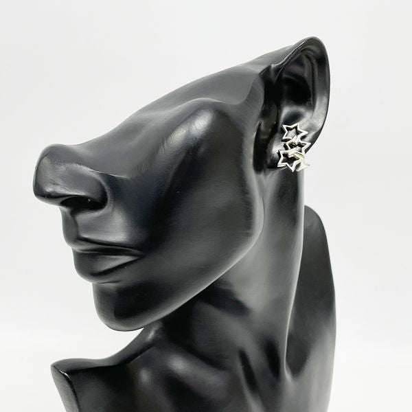 TIFFANY&amp;Co. Tiffany Triple Star Silver 925 Women's Earrings [Used B/Standard] 20420239