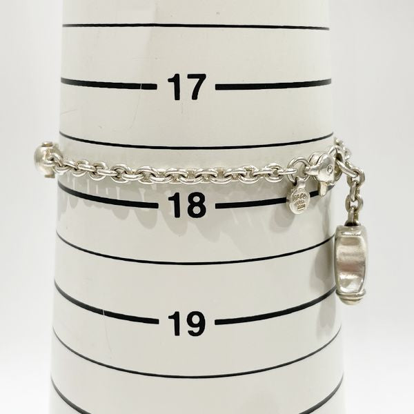 TIFFANY&amp;Co. Tiffany Vintage Moon Charm Silver 925 Women's Bracelet [Used B/Standard] 20420240
