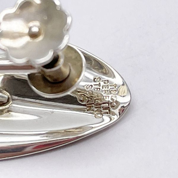TIFFANY&amp;Co. Tiffany Elsa Peretti Feather Motif Silver 925 Women's Earrings [Used B/Standard] 20420244