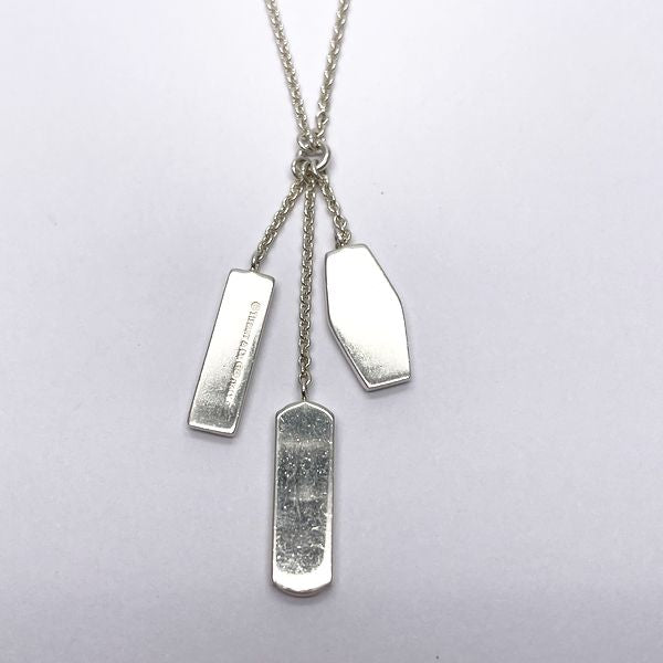 TIFFANY&amp;Co. 1837 Element Plate Necklace Silver 925 Women's [Used B] 20230808