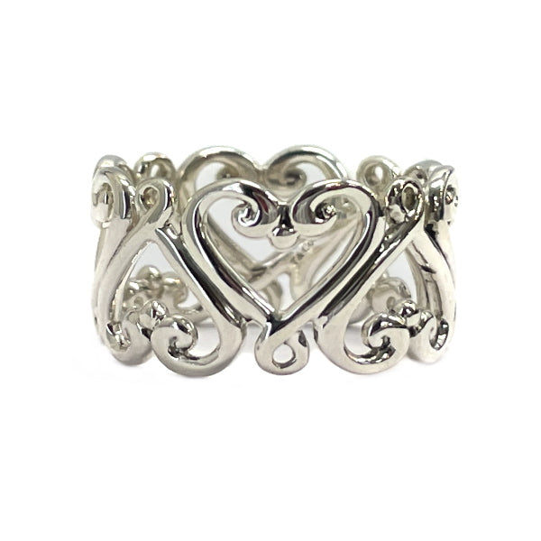 TIFFANY&amp;Co. Paloma Picasso Goldoni Heart No. 9 Ring Silver 925 Women's [Used AB] 20230720