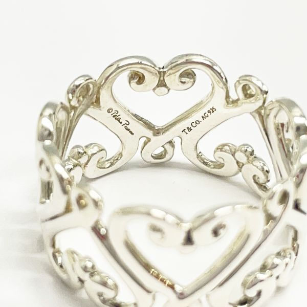TIFFANY&amp;Co. Paloma Picasso Goldoni Heart No. 9 Ring Silver 925 Women's [Used AB] 20230720