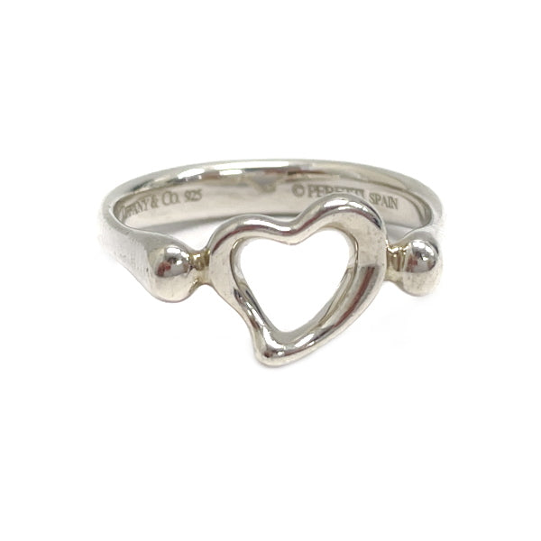 TIFFANY&amp;Co. Tiffany Open Heart Silver 925 Women's Ring No. 10 [Used B/Standard] 20420265