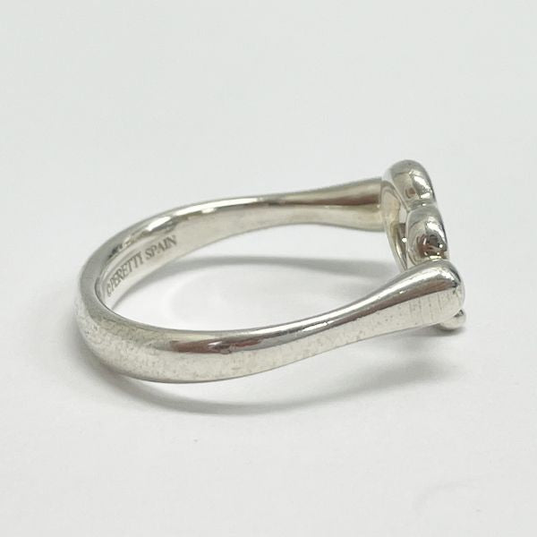 TIFFANY&amp;Co. Tiffany Open Heart Silver 925 Women's Ring No. 10 [Used B/Standard] 20420265