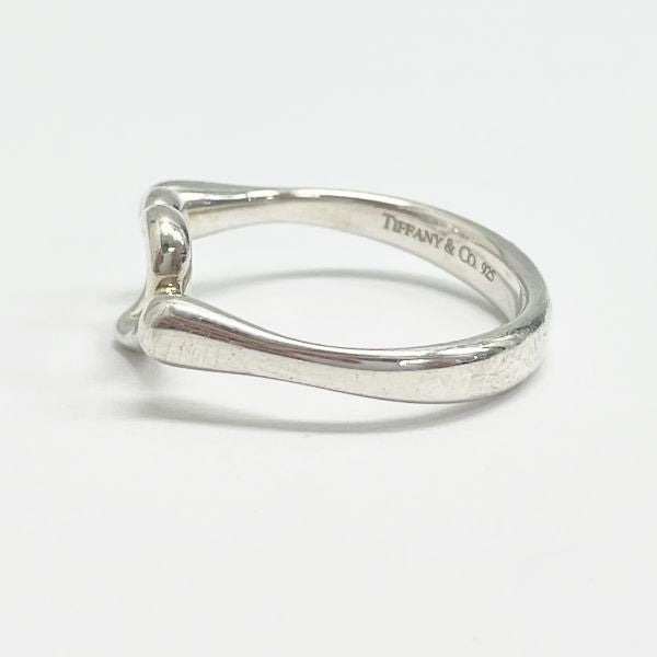 TIFFANY&amp;Co. Tiffany Open Heart Silver 925 Women's Ring No. 10 [Used B/Standard] 20420265