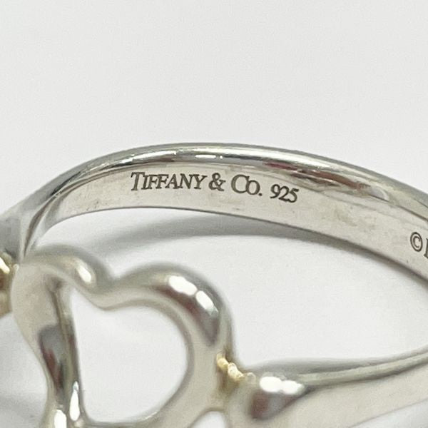 TIFFANY&amp;Co. Tiffany Open Heart Silver 925 Women's Ring No. 10 [Used B/Standard] 20420265