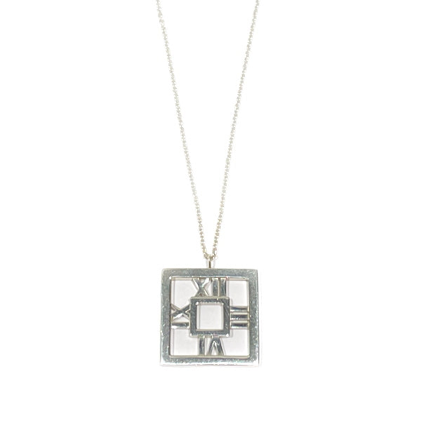 TIFFANY&amp;Co. Tiffany Open Atlas Square Silver 925 Women's Necklace [Used B/Standard] 20420266