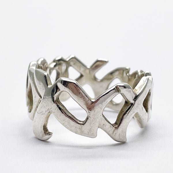 TIFFANY &amp; Co. Love &amp; Kiss No. 10 Ring Silver 925 Women's [Used B] 20230802