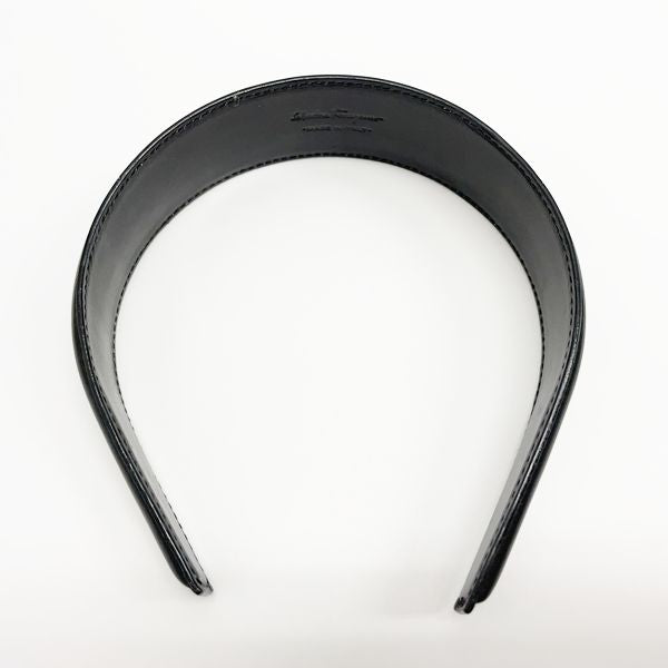 Salvatore Ferragamo Double Gancini Headband Hair Accessory Women's Other Fashion Accessories Black [Used AB/Slightly Used] 20421036