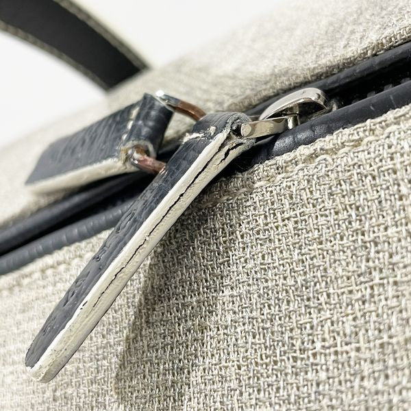 LOEWE Logo White Stitch Boston Bag Vintage Handbag Canvas/Leather Women's [Used B] 20230821