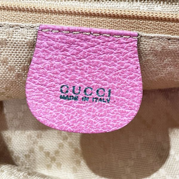 GUCCI Gucci Vintage Bamboo Women's Backpack/Daypack 003.2058.0016 Pink [Used B/Standard] 20421453