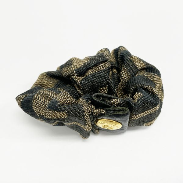 FENDI FF Zucca Scrunchie Hair Tie Vintage Other Fashion Accessories Canvas/Leather Women's [Used AB] 20230803