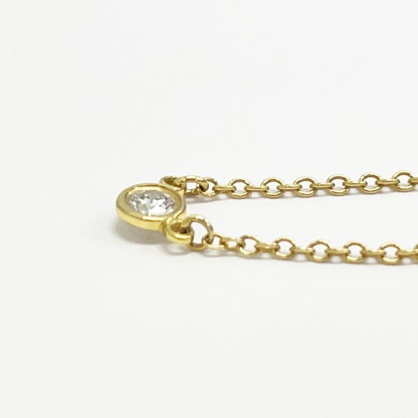 TIFFANY&amp;Co. Visthe Yard 1P Diamond Necklace K18 Yellow Gold Women's [Used B] 20230725