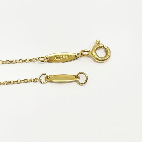 TIFFANY&amp;Co. Visthe Yard 1P Diamond Necklace K18 Yellow Gold Women's [Used B] 20230725