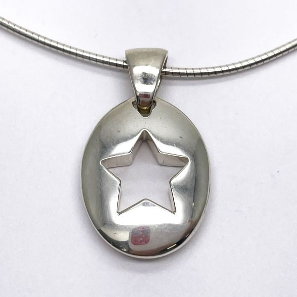 TIFFANY&amp;Co. Star Cutout Star Snake Chain Necklace 925 Silver Women's [Used AB] 20230808