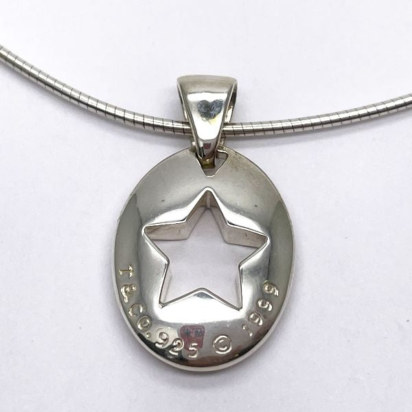 TIFFANY&amp;Co. Star Cutout Star Snake Chain Necklace 925 Silver Women's [Used AB] 20230808