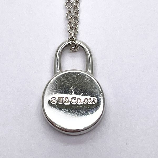 TIFFANY&amp;Co. Tiffany 1837 Round Lock 1P Diamond Silver 925 Women's Necklace [Used B/Standard] 20421482