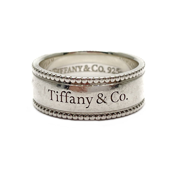 TIFFANY&amp;Co. Milgrain Wide No. 17 Ring Silver 925 Men's [Used B] 20230802