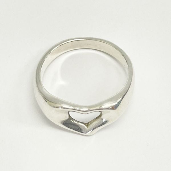 TIFFANY&amp;Co. Open Heart Size 12.5 Ring Silver 925 Women's [Used B] 20230727