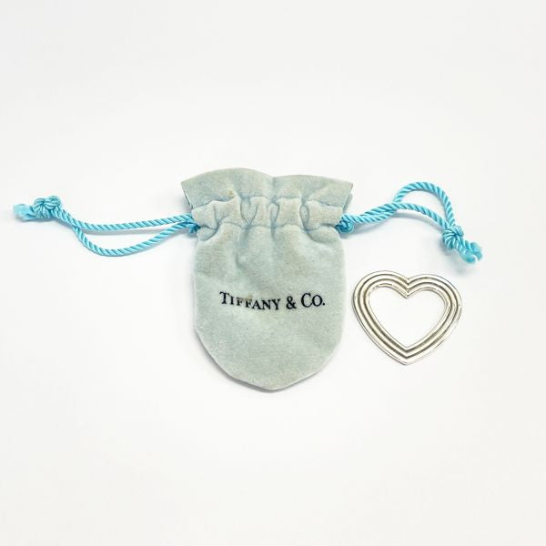 TIFFANY&Co.(ティファニー) Tiffany＆MENARD オープンハート ペンダントトップ シルバー925 レディース【中古B】20230727