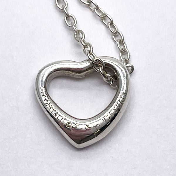 TIFFANY&amp;Co. Menard collaboration open heart necklace with open heart charm 925 silver women's [Used B] 20230808