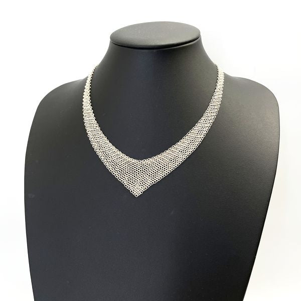 Elsa Peretti™ Mesh scarf necklace in 18k gold, large. | Tiffany & Co.