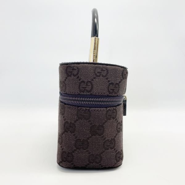 中古B/標準】GUCCI グッチ ヴィンテージ ロゴ バニティ ミニ コスメ