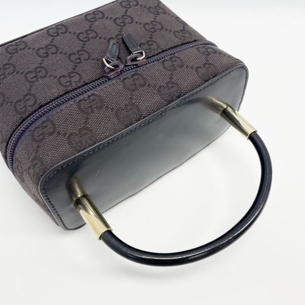 中古B/標準】GUCCI グッチ ヴィンテージ ロゴ バニティ ミニ コスメ