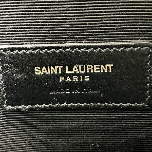 SAINT LAURENT PARIS Saint Laurent Paris Monogram 男士手拿包 378261 黑色 x 棕色 [二手 B/标准] 20421632