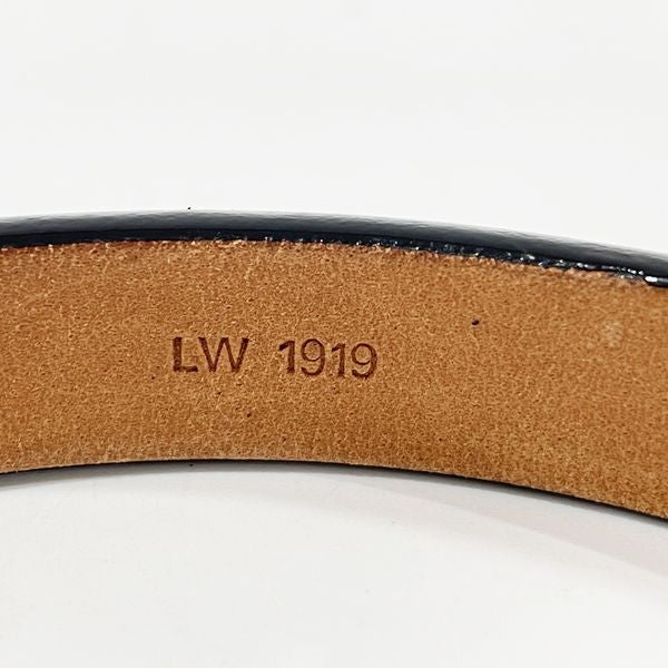 LOUIS VUITTON Sainteur Carre Narrow Belt Women's Belt M6805 Noir [Used B/Standard] 20421640