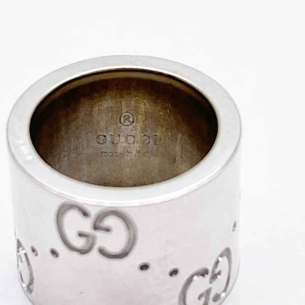 中古B/標準】GUCCI グッチ アイコン ネックレストップ K18WG ユニ