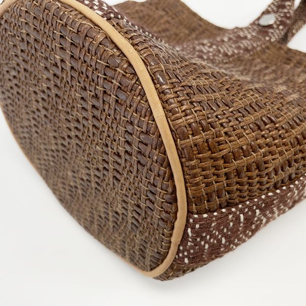 HERMES Rare Saxo PM Basket Women's Handbag Brown [Used B/Standard] 20422294