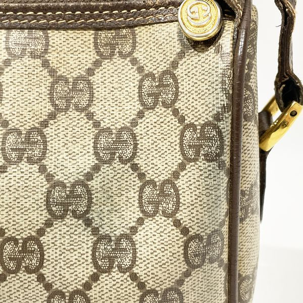 GUCCI Gucci Vintage Sherry Line PVC Crossbody Ladies Shoulder Bag 164.02.077 Brown [Used B/Standard] 20422296
