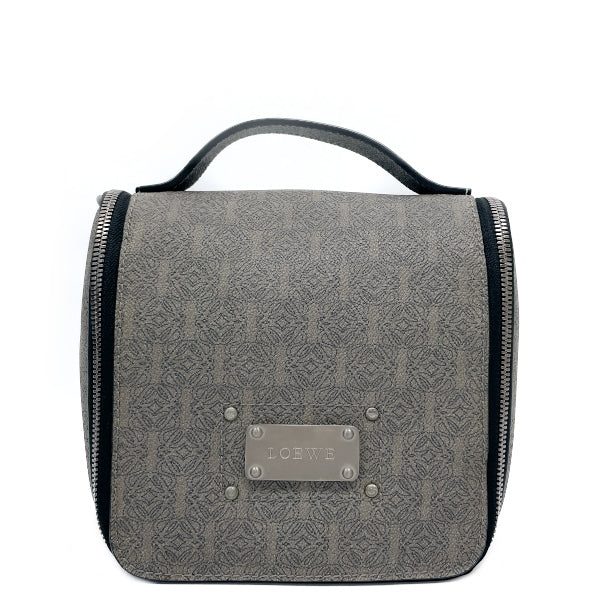 LOEWE Anagram Logo Plate Top Handle Vintage Handbag PVC/Leather Women's [Used AB] 20230809