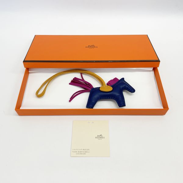 中古A/美品】HERMES エルメス ロデオチャームPM バッグチャーム ...