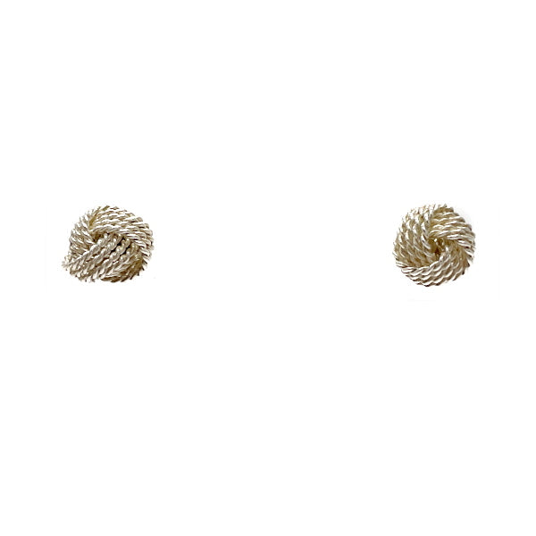 TIFFANY&amp;Co. Tiffany Somerset Mesh Silver 925 Women's Earrings [Used B/Standard] 20422341
