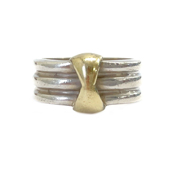 TIFFANY&amp;Co. Vintage Combi No. 11 Ring Silver 925/K18 Yellow Gold Women's [Used B] 20230727